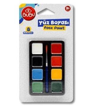 Bu-Bu Yüz Boyası 8 Renk Tablet - 1