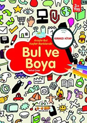 Bul ve Boya - Kırmızı Kitap - 1