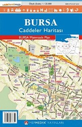 Bursa Caddeler Haritası - MepMedya Yayınları