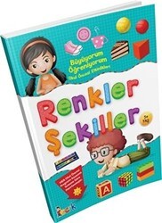Büyüyorum Öğreniyorum Okul Öncesi Etkinlikleri Renkler Şekiller - Bıcırık Yayınları