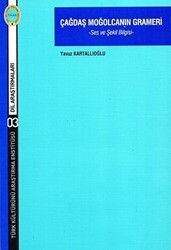 Çağdaş Moğolcanın Grameri - Türk Kültürünü Araştırma Enstitüsü