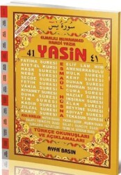 Cami Boy 41 Yasin Türkçeli - Fihristli Ayfa032 - Ayfa Basın Yayın