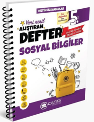 Çanta Yayınları 5. Sınıf Sosyal Bilgiler Okula Yardımcı Alıştıran Defter - 1