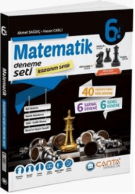 Çanta Yayınları 6. Sınıf Matematik Kazanım Sıralı Deneme Seti - 1