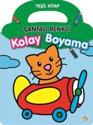 Çantalı Renkli Kolay Boyama- Yeşil Kitap - 0-6 Yaş Yayınları
