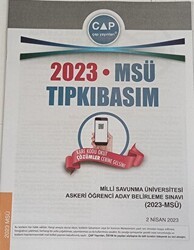Çap Yayınları 2023 MSÜ Tıpkı Basım Milli Savunma Üniversitesi Askeri Öğrenci Aday Belirleme Sınavı - 1