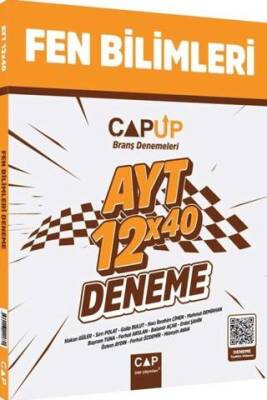 Çap Yayınları AYT Fen Bilimleri 12 X 40 Up Deneme - 1