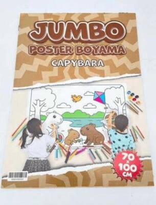 Capybara Jumbo Poster Boyama 70x100cm - 1