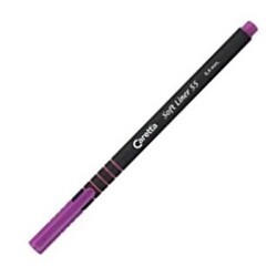 Caretta Soft Liner 55 Keçe Uçlu Kalem Lila 0.4mm - CARETTA