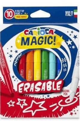 Carioca 43182 Sihirli Keçeli Boya Kalemi 9+1 Silinebilen - 1