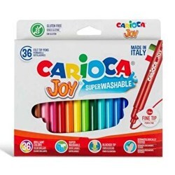 Carioca Joy Süper Yıkanabilir Keçeli Boya Kalemi 36`lı - Carioca