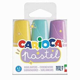 Carioca Pastel Renk Mini İşaretleme Kalemi 3`lü - 1