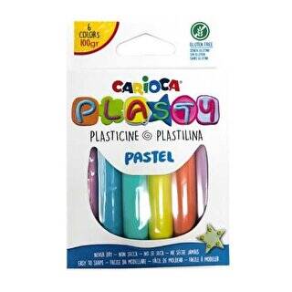 Carioca Plasty Kurumayan Oyun Hamuru 100 Gr. 6 Pastel Renk - 1