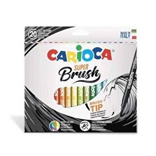 Carioca Super Brush Keçeli Boya Kalemi 20`li - 1