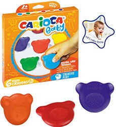 Carioca Teddy Bebek Crayons 6 Renk - Carioca