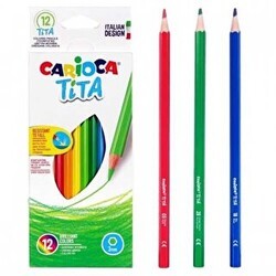 Carioca Tita Kuru Boya Kalemi 12 Renk - Carioca