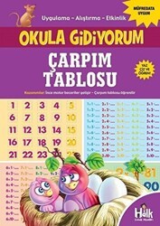 Çarpım Tablosu - Okula Gidiyorum - Halk Kitabevi