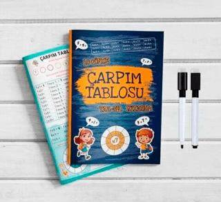 Çarpım Tablosu Yaz-Sil Kitabı - 1