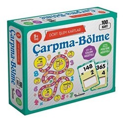 Çarpma Bölme 9 Yaş Dört İşlem Kartlar - Teleskop Popüler Bilim