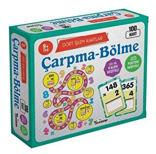 Çarpma Bölme 9 Yaş Dört İşlem Kartlar - 1