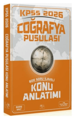 2026 KPSS Coğrafya Pusulası Konu Anlatımı - 1