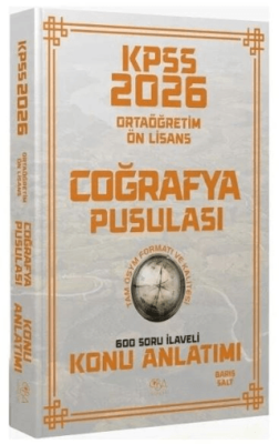 2026 KPSS Lise Ortaöğretim Ön Lisans Coğrafya Pusulası Konu Anlatımı - 1