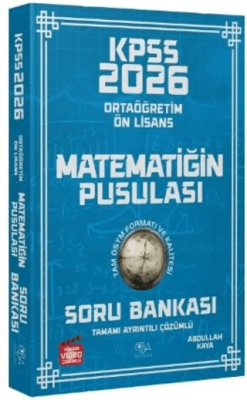 2026 KPSS Lise Ortaöğretim Ön Lisans Matematik Matematiğin Pusulası Soru Bankası Çözümlü - 1