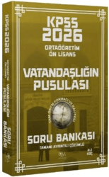 2026 KPSS Lise Ortaöğretim Ön Lisans Vatandaşlık Vatandaşlığın Pusulası Soru Bankası Çözümlü - CBA Akademi
