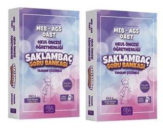 CBA Akademi ÖABT MEB-AGS Okul Öncesi Öğretmenliği Saklambaç Soru Bankası Set - 1