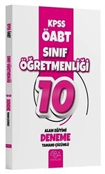 CBA Yayınları ÖABT Sınıf Öğretmenliği Alan Eğitimi 10 Deneme Çözümlü CBA Yayınları - CBA Akademi