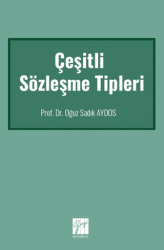 Çeşitli Sözleşme Tipleri - Gazi Kitabevi