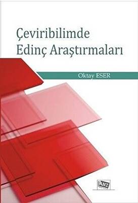 Çeviribilimde Edinç Araştırmaları - 1