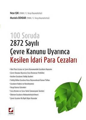 Çevre Kanunu Uyarınca Kesilen İdari Para Cezaları - 1
