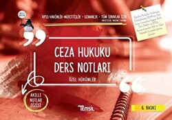 Ceza Hukuku Ders Notları - Özel Hükümler - Temsil Kitap
