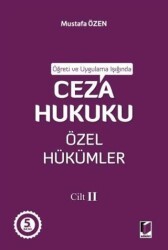 Ceza Hukuku Özel Hükümler Cilt - 2 - Adalet Yayınevi