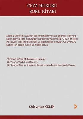 Ceza Hukuku Soru Kitabı - 1