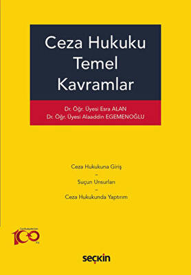 Ceza Hukuku Temel Kavramlar - 1
