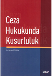 Ceza Hukukunda Kusurluluk - 1