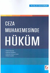 Ceza Muhakemesinde Hüküm - Seçkin Yayıncılık