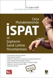Ceza Muhakemesinde İspat ve Şüphenin Sanık Lehine Yorumlanması - Adalet Yayınevi