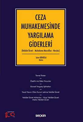 Ceza Muhakemesinde Yargılama Giderleri - 1