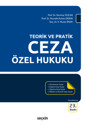 Ceza Özel Hukuku - 1
