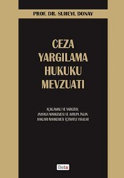 Ceza Yargılama Hukuku Mevzuatı - Beta Yayınevi