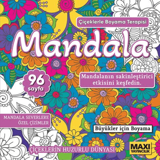 Çiçeklerle Mandala - 1