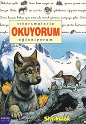Çıkartmalarla Okuyorum-Eğleniyorum: Kurt Yavrusu Sivrikulak - Kaknüs Yayınları