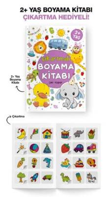 Çıkartmalı Boyama Kitabı - 2 Yaş + - 1