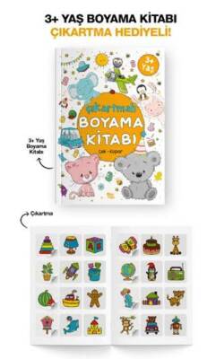 Çıkartmalı Boyama Kitabı - 3 Yaş + - 1