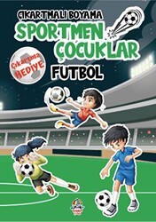 Çıkartmalı Boyama - Sportmen Çocuklar - Futbol - 1