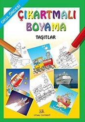 Çıkartmalı Boyama - Taşıtlar - Uysal Yayınevi