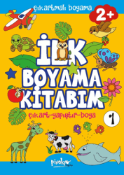 Çıkartmalı İlk Boyama Kitabım - 1 2+ Yaş - Pinokyo Yayınları